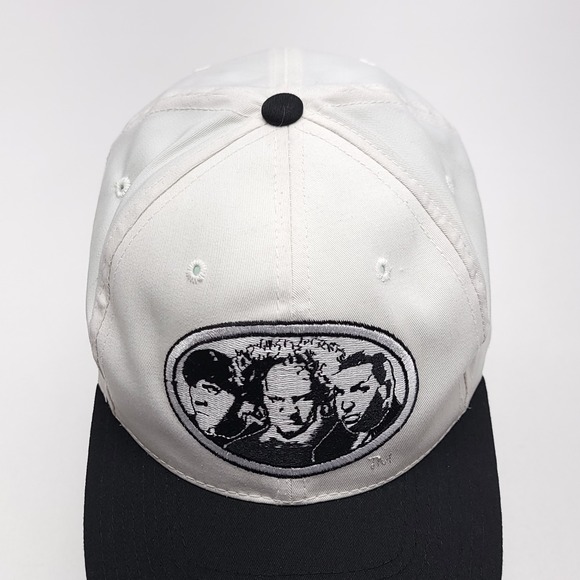 Vintage The Three Stooges Snapback Baseball Hat Cap 1993 White Annco - Picture 6 of 10